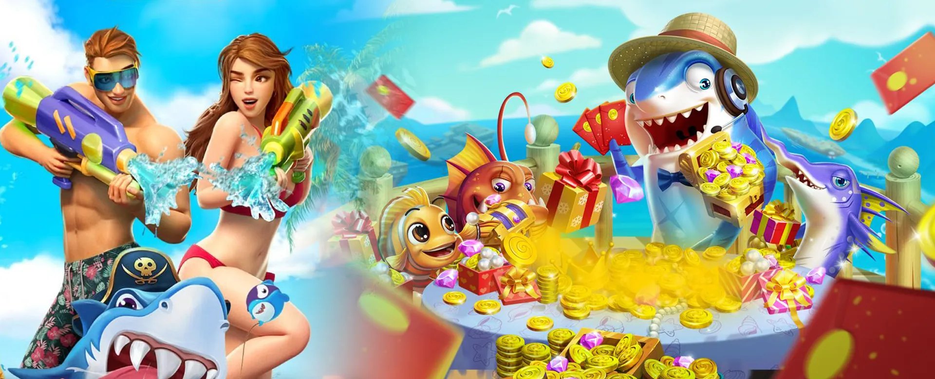 A collage of exciting new slot game titles and classic table games available on Spintime, vibrant and inviting, appealing to diverse player preferences.